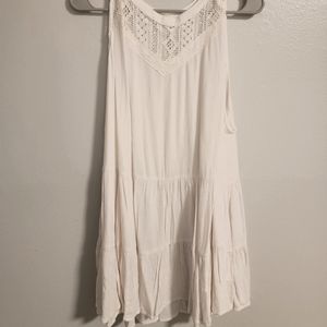 SALE White tiered blouse